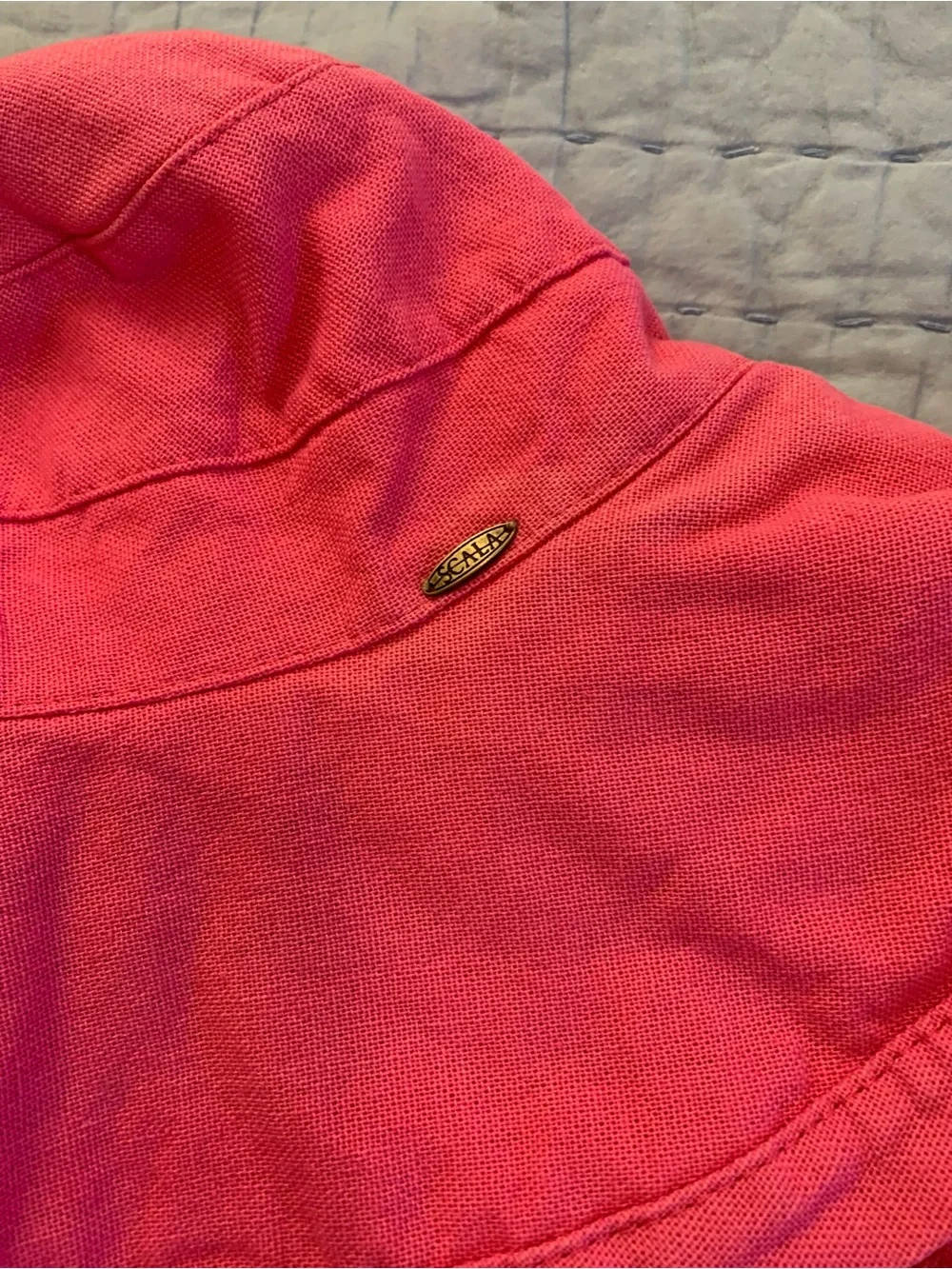 Pink Scala Bucket Hat (WITH FLAWS)